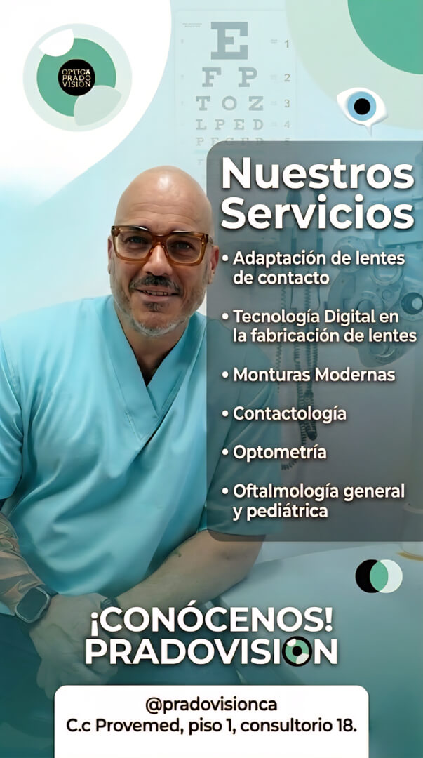 OPTICA PRADO VISION -  opticas en pampatar
